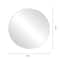 12" Beveled Round Mirror by Make Market®